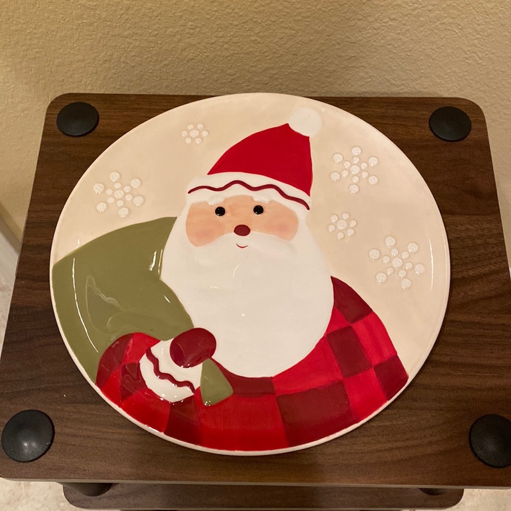 Hallmark Santa Plate